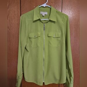 Michael Kors zip front Blouse